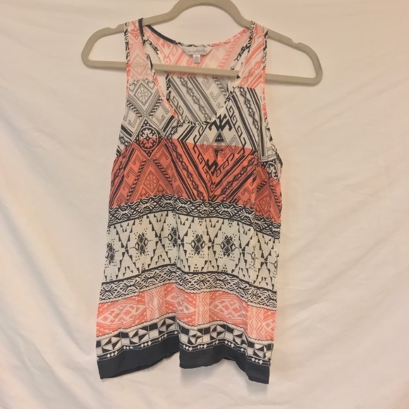 Charming Charlie Tops - Charming Charlie Tribal Print Racerback Blouse